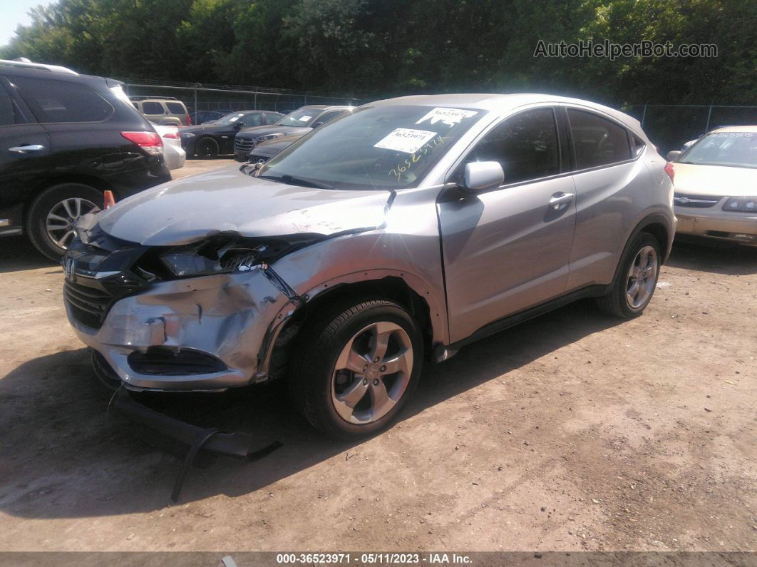 2018 Honda Hr-v Lx Silver vin: 3CZRU5H3XJM720292