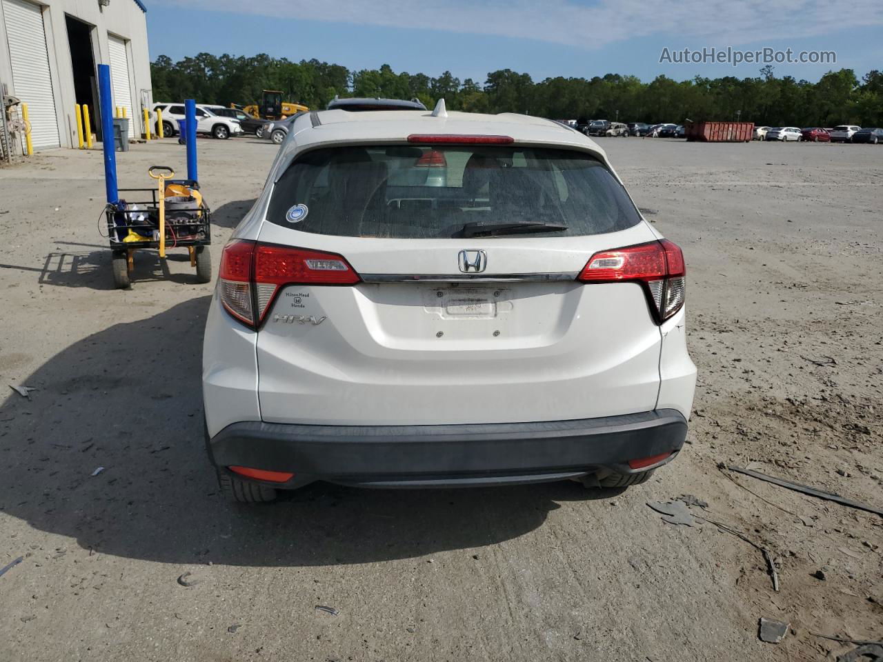 2019 Honda Hr-v Lx White vin: 3CZRU5H3XKM703610