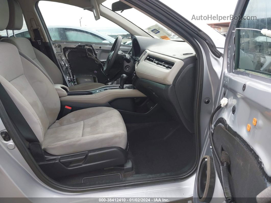 2021 Honda Hr-v 2wd Lx Silver vin: 3CZRU5H3XMM725626