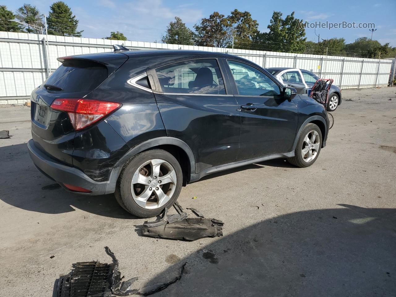 2016 Honda Hr-v Ex Черный vin: 3CZRU5H50GM715497