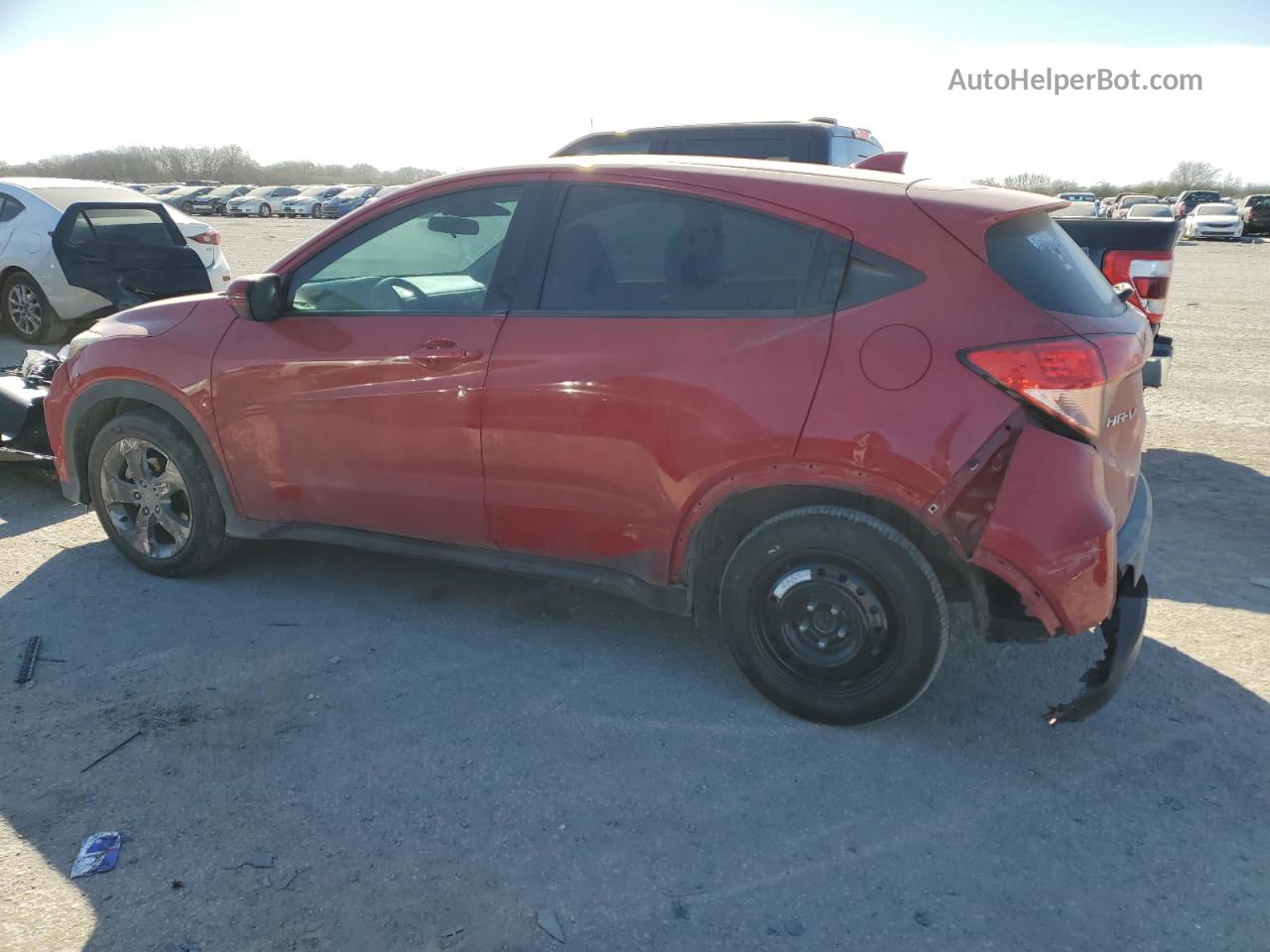 2016 Honda Hr-v Ex Red vin: 3CZRU5H50GM717816