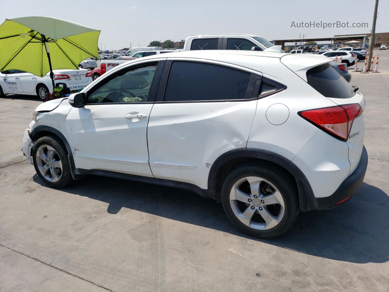 2016 Honda Hr-v Ex White vin: 3CZRU5H50GM725771