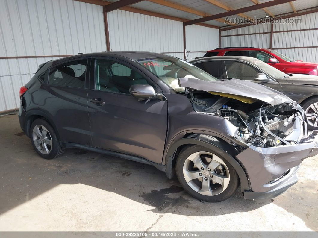 2016 Honda Hr-v Ex Gray vin: 3CZRU5H50GM730159