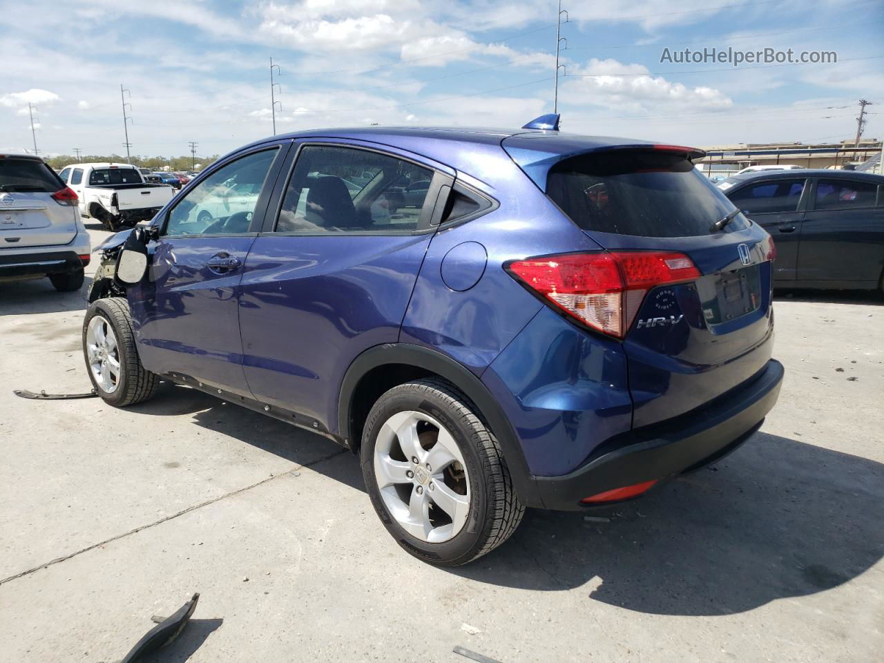 2016 Honda Hr-v Ex Blue vin: 3CZRU5H50GM732249