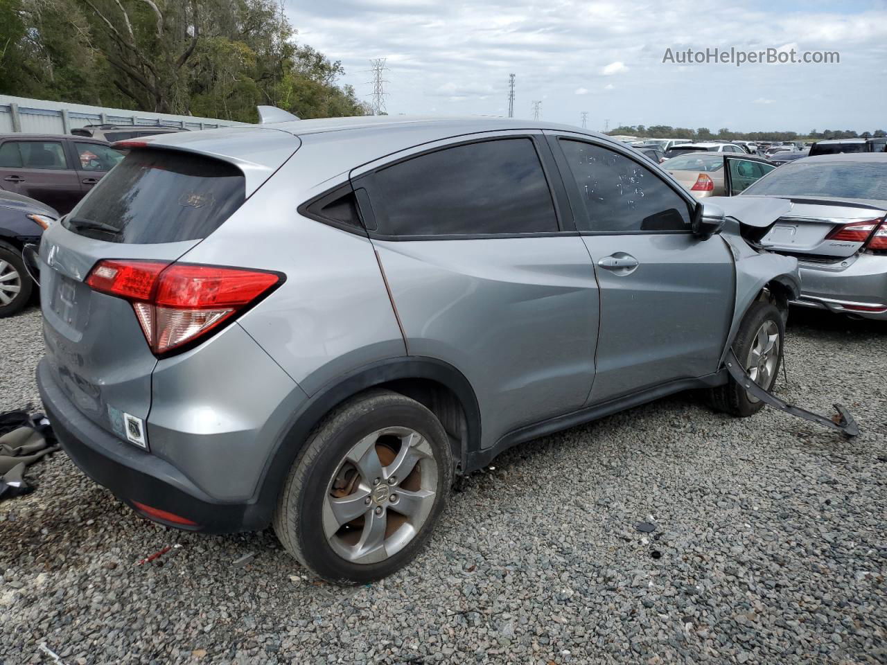 2017 Honda Hr-v Ex Silver vin: 3CZRU5H50HG706363