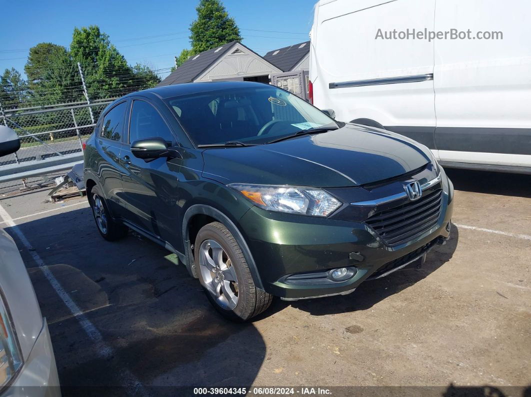 2017 Honda Hr-v Ex Green vin: 3CZRU5H50HM724122