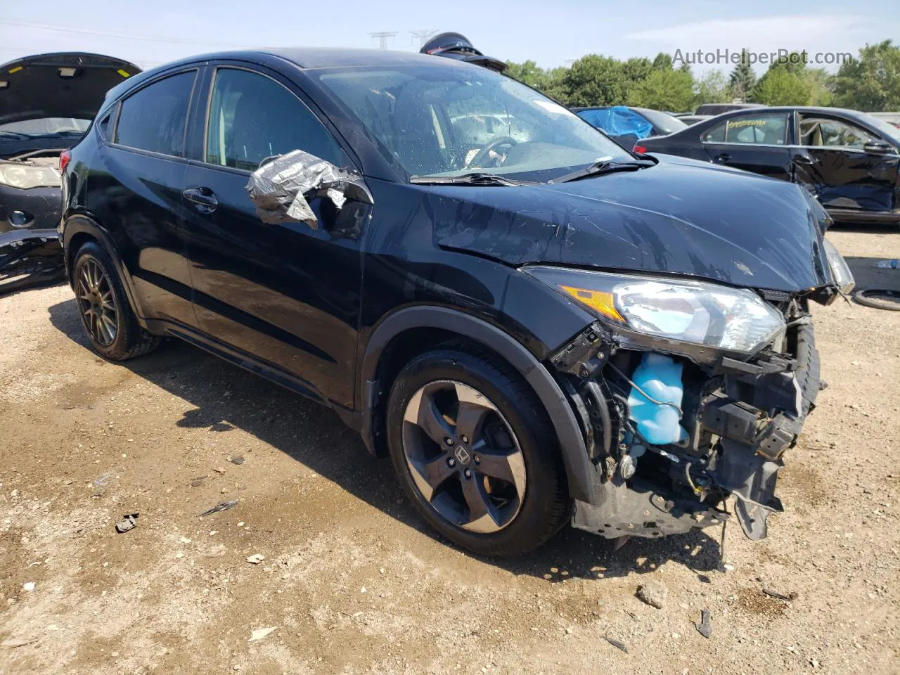 2018 Honda Hr-v Ex Black vin: 3CZRU5H50JG705851