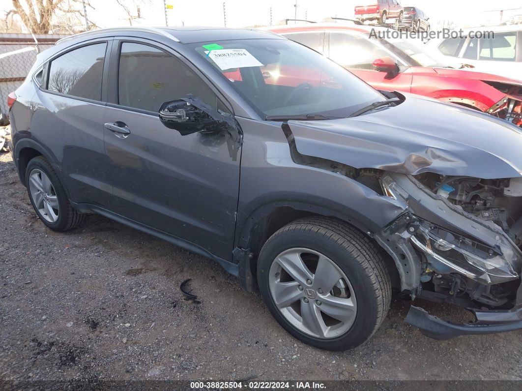 2019 Honda Hr-v Ex Gray vin: 3CZRU5H50KM706520