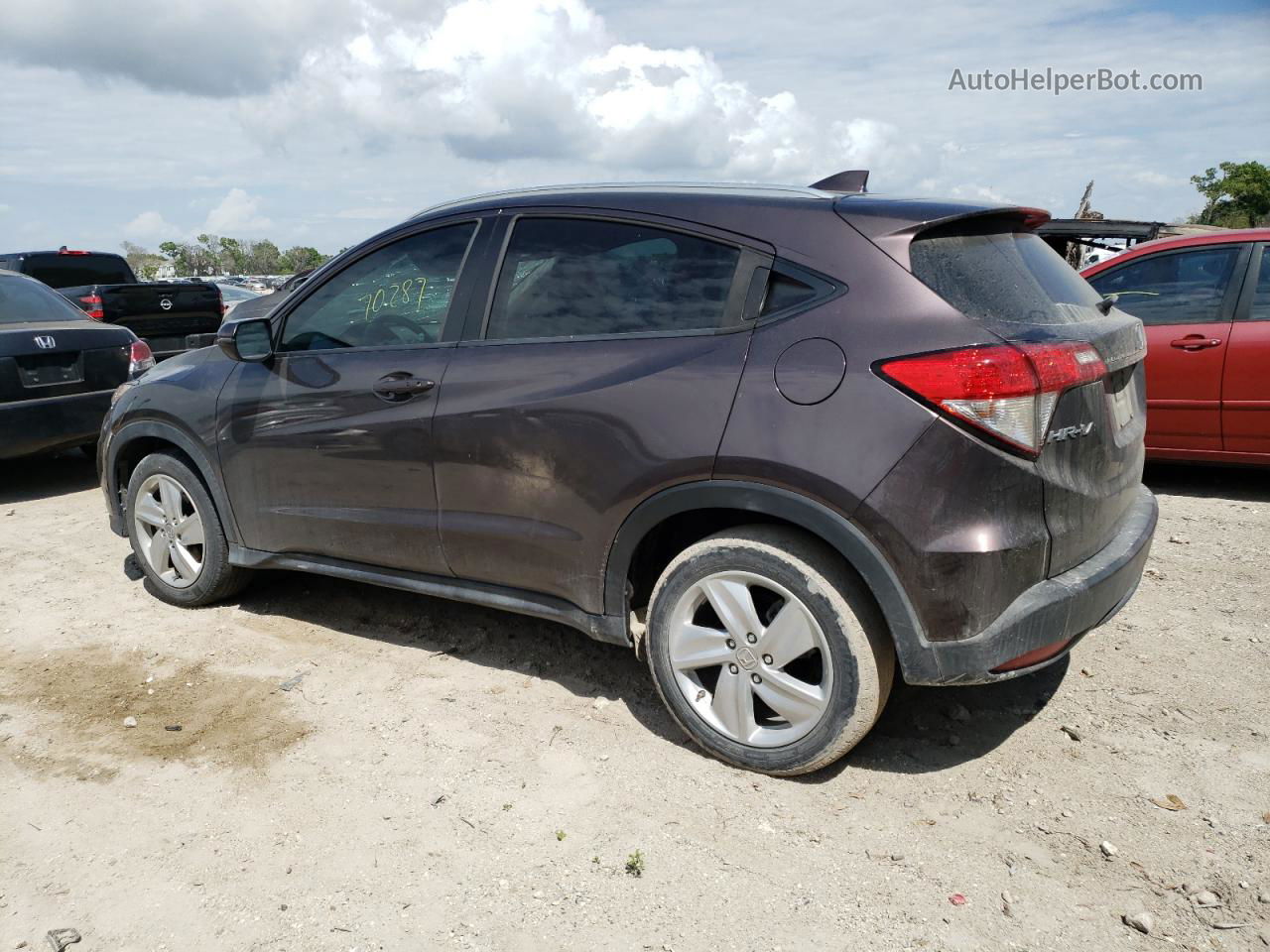 2019 Honda Hr-v Ex Purple vin: 3CZRU5H50KM707974