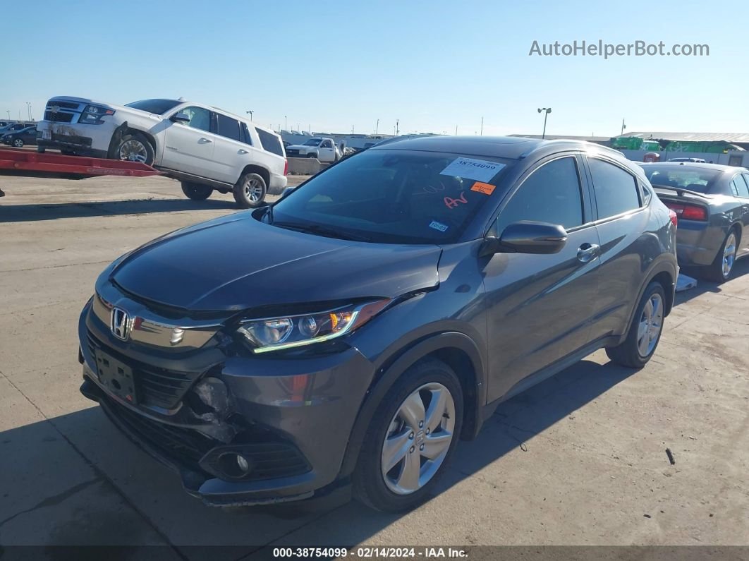 2019 Honda Hr-v Ex Серый vin: 3CZRU5H50KM725388