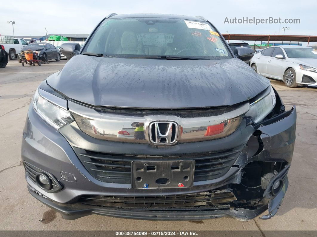 2019 Honda Hr-v Ex Gray vin: 3CZRU5H50KM725388