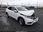 2019 Honda Hr-v Ex White vin: 3CZRU5H50KM729151