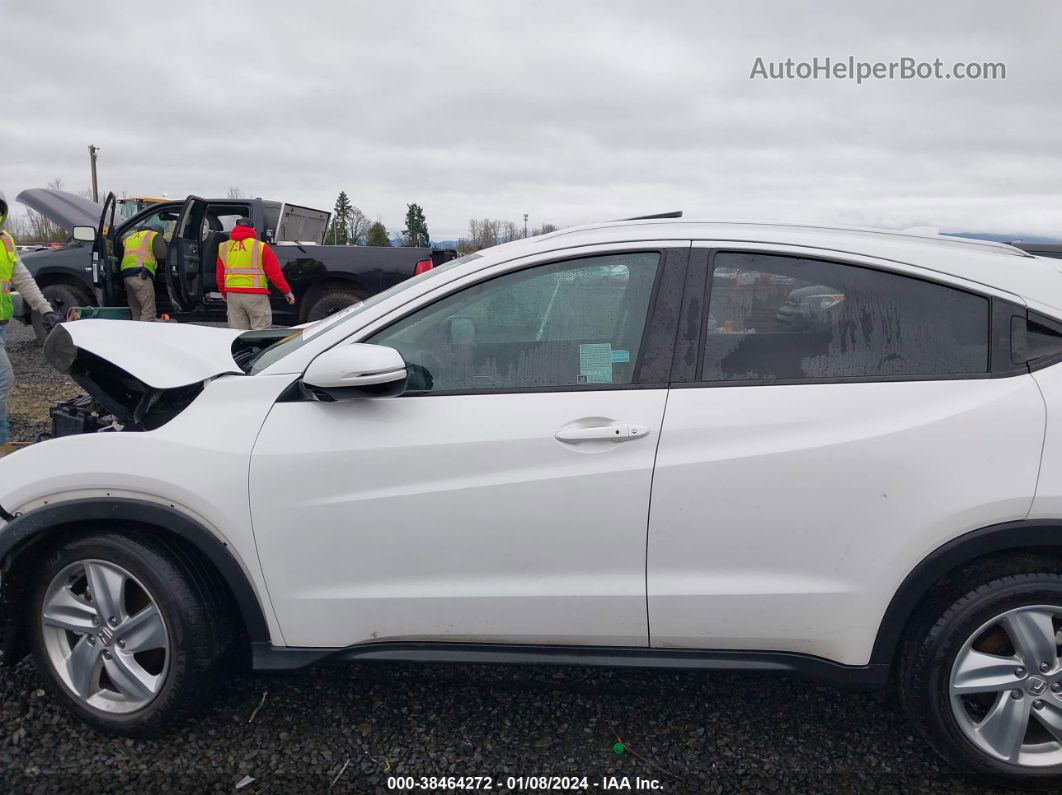 2019 Honda Hr-v Ex White vin: 3CZRU5H50KM729151