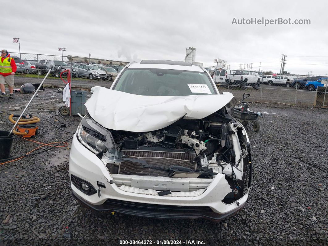 2019 Honda Hr-v Ex White vin: 3CZRU5H50KM729151