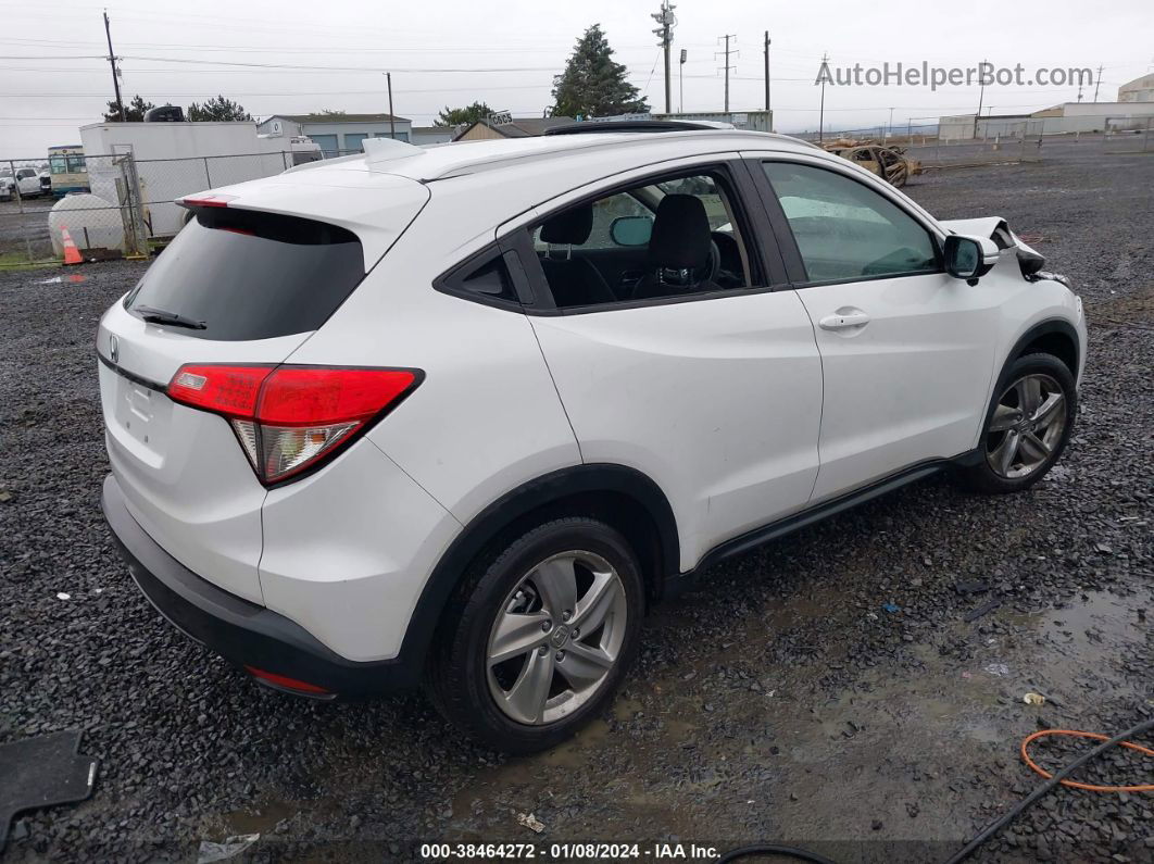 2019 Honda Hr-v Ex White vin: 3CZRU5H50KM729151