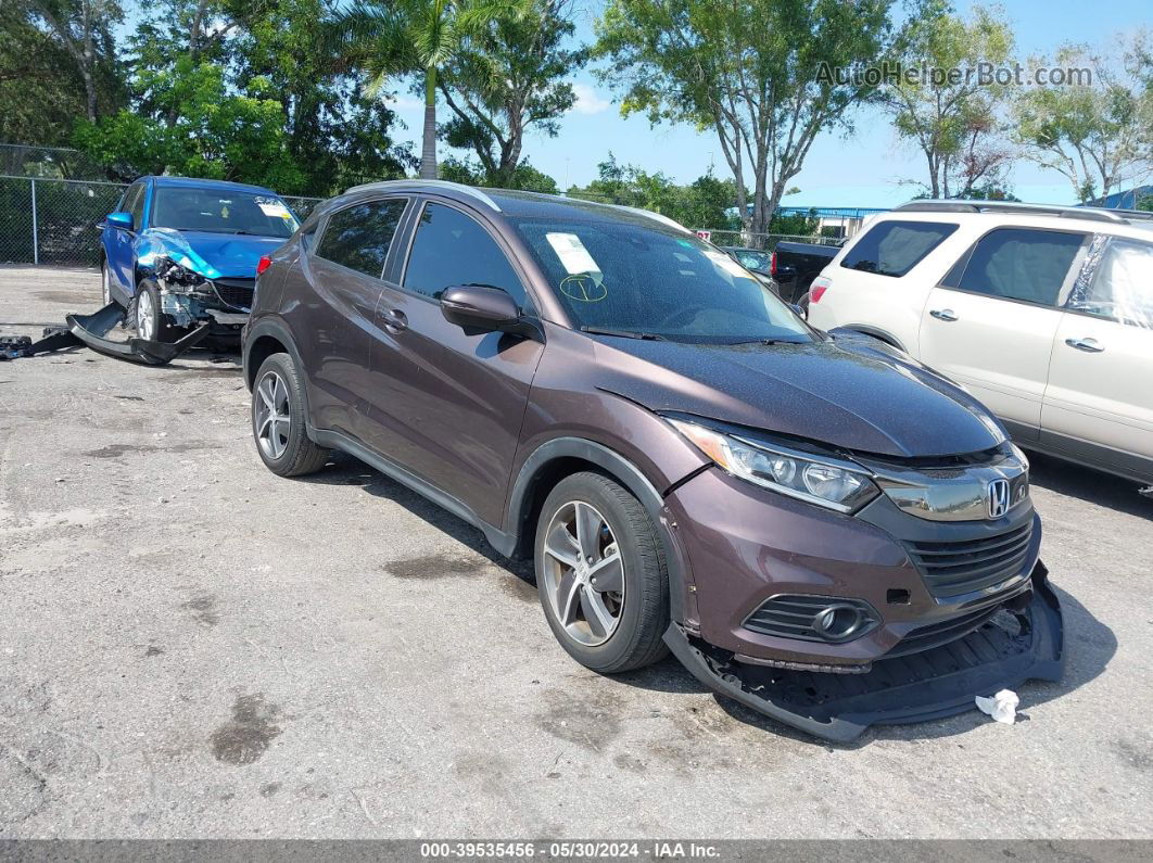 2021 Honda Hr-v 2wd Ex Purple vin: 3CZRU5H50MM721716