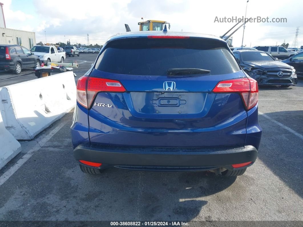 2016 Honda Hr-v Ex Blue vin: 3CZRU5H51GM708199