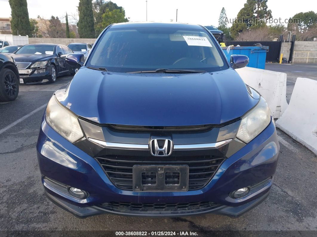 2016 Honda Hr-v Ex Синий vin: 3CZRU5H51GM708199