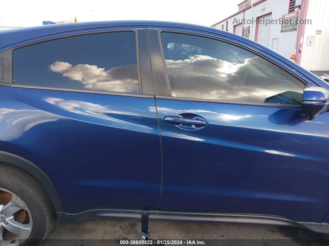 2016 Honda Hr-v Ex Blue vin: 3CZRU5H51GM708199