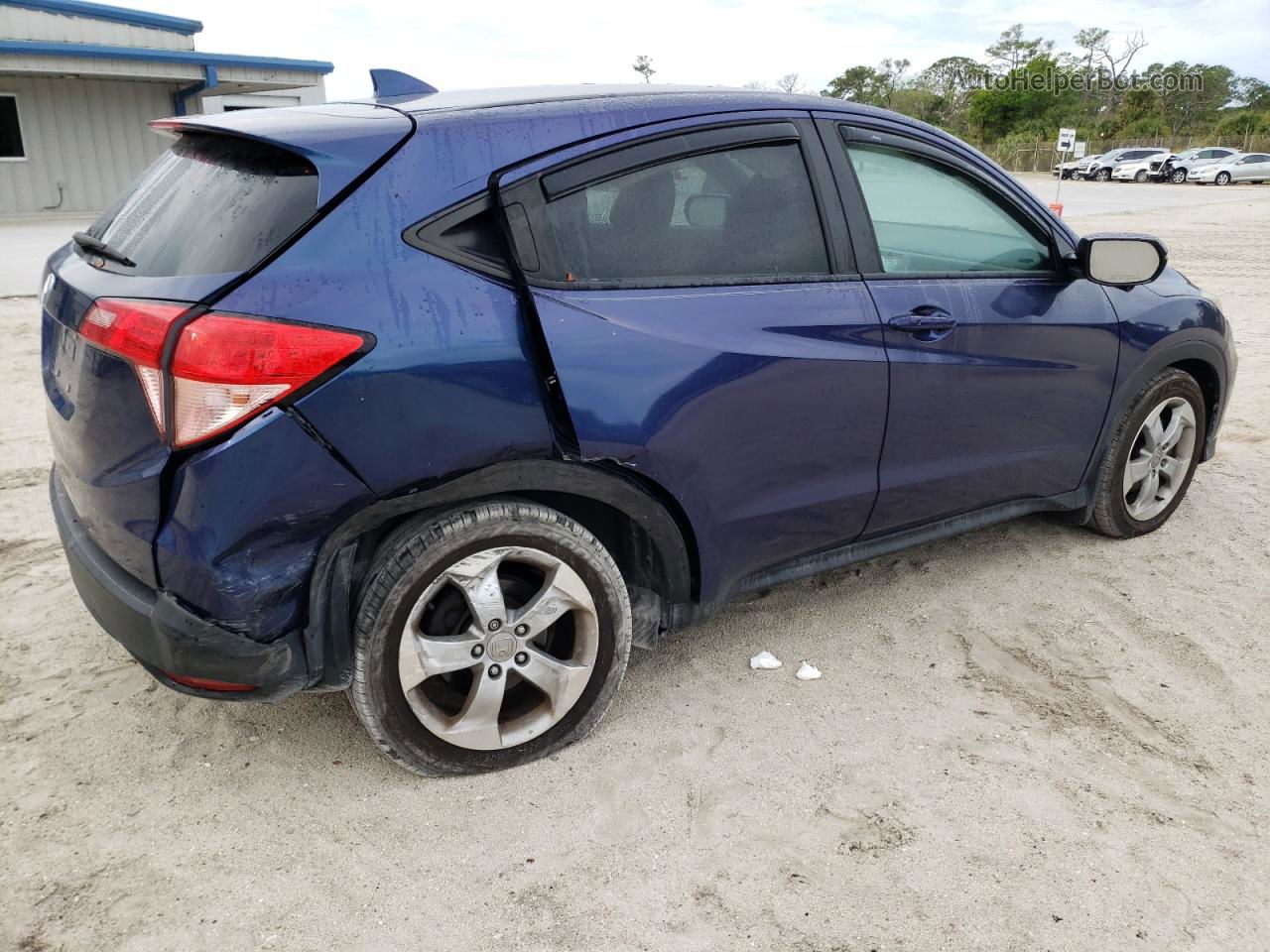 2016 Honda Hr-v Ex Blue vin: 3CZRU5H51GM729604