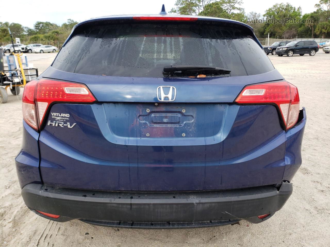 2016 Honda Hr-v Ex Blue vin: 3CZRU5H51GM729604