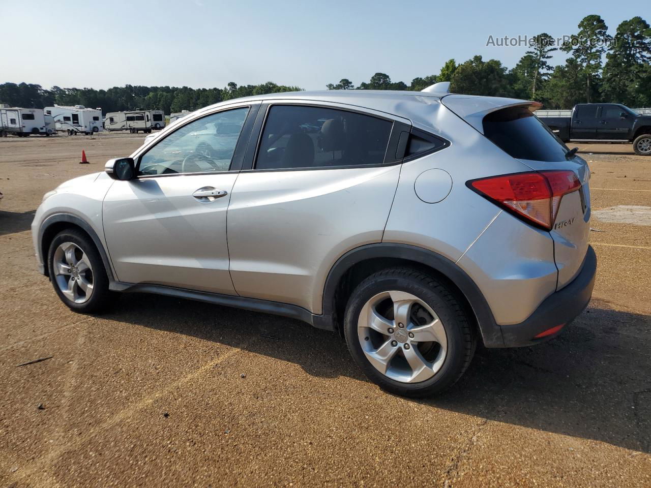 2016 Honda Hr-v Ex Silver vin: 3CZRU5H51GM734544