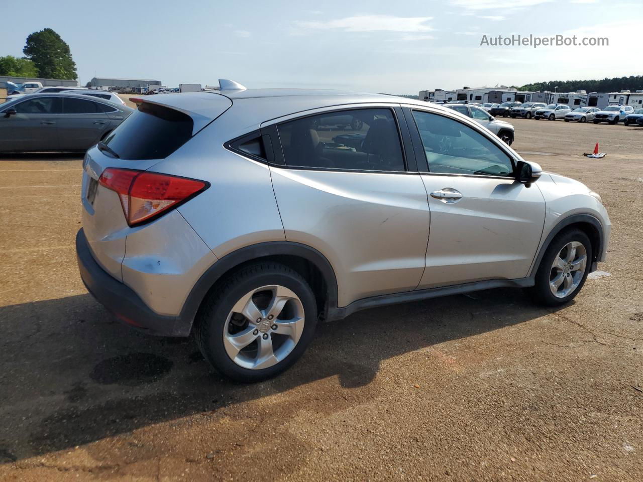 2016 Honda Hr-v Ex Silver vin: 3CZRU5H51GM734544