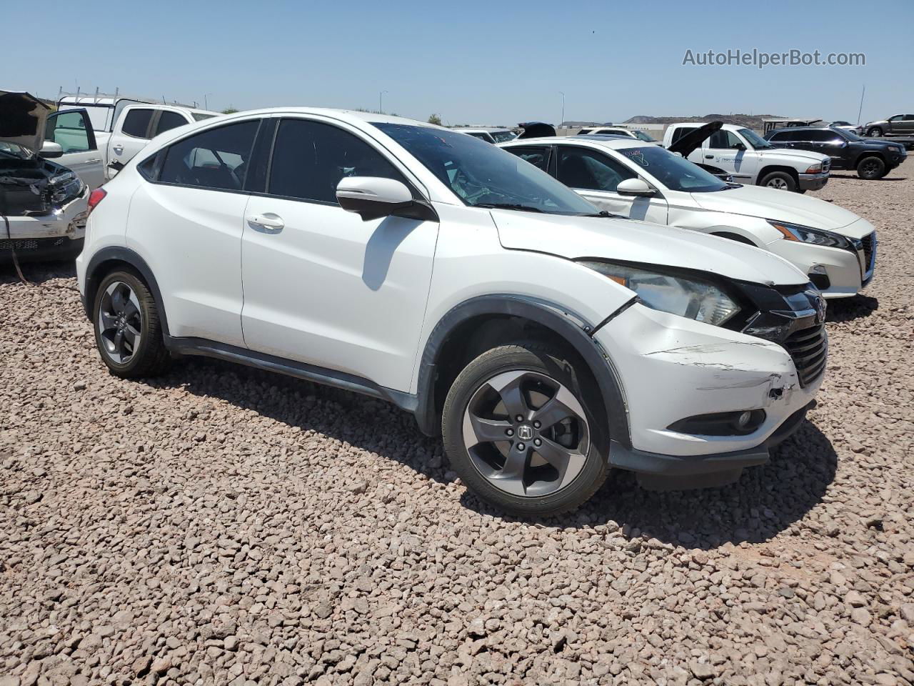 2018 Honda Hr-v Ex Белый vin: 3CZRU5H51JM711904