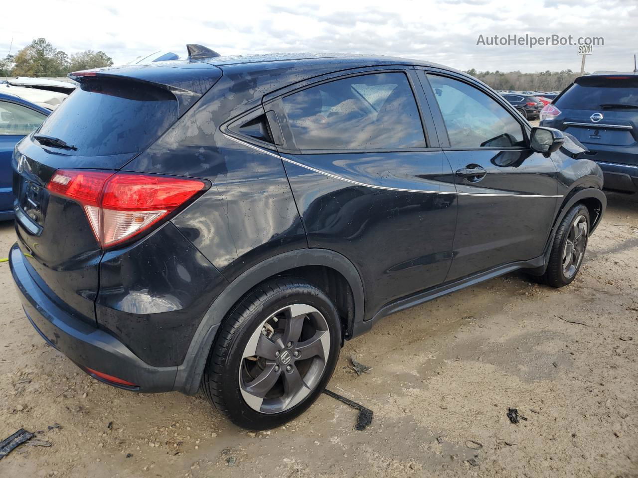 2018 Honda Hr-v Ex Black vin: 3CZRU5H51JM718822