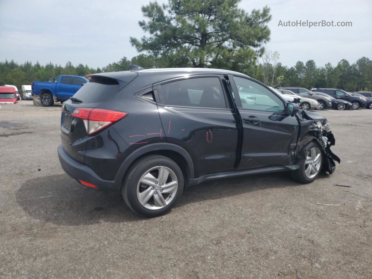 2019 Honda Hr-v Ex Black vin: 3CZRU5H51KM707613