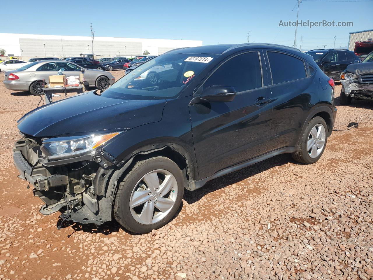 2019 Honda Hr-v Ex Black vin: 3CZRU5H51KM723827