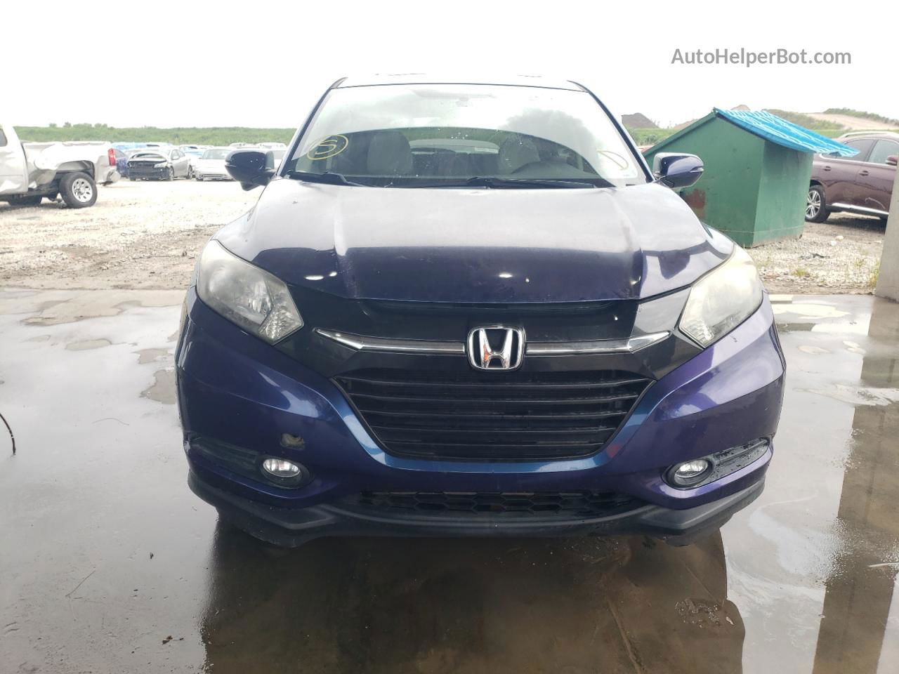 2016 Honda Hr-v Ex Blue vin: 3CZRU5H52GM714786