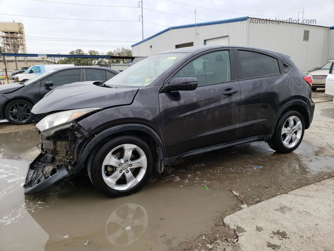 2016 Honda Hr-v Ex Gray vin: 3CZRU5H52GM718417