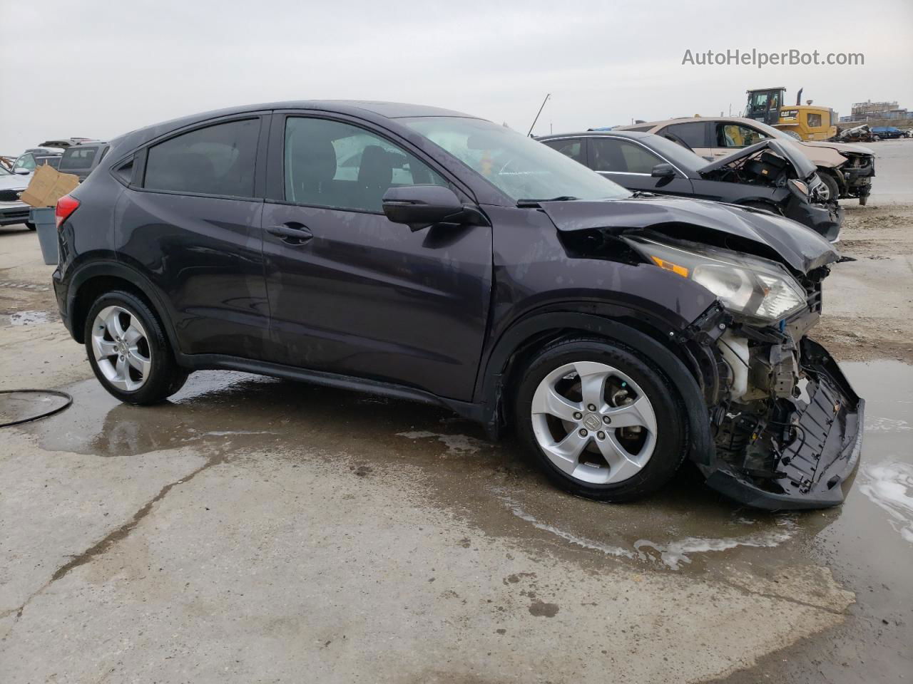 2016 Honda Hr-v Ex Gray vin: 3CZRU5H52GM718417