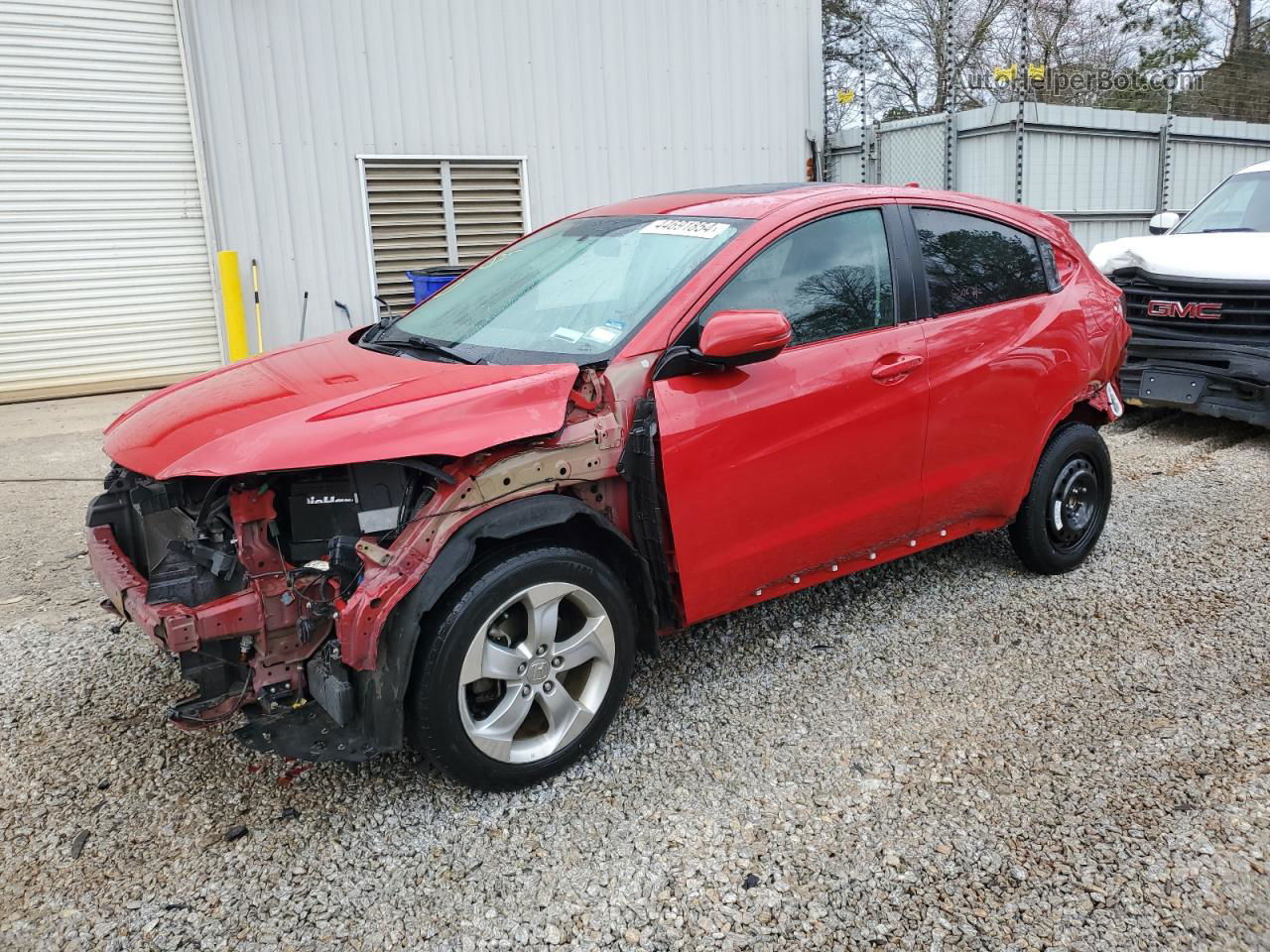 2016 Honda Hr-v Ex Red vin: 3CZRU5H52GM735928