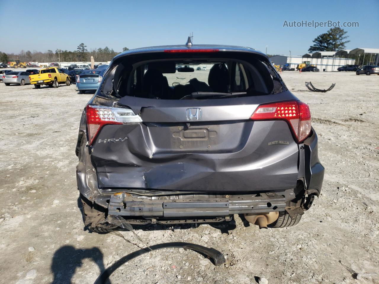 2017 Honda Hr-v Ex Gray vin: 3CZRU5H52HG705991