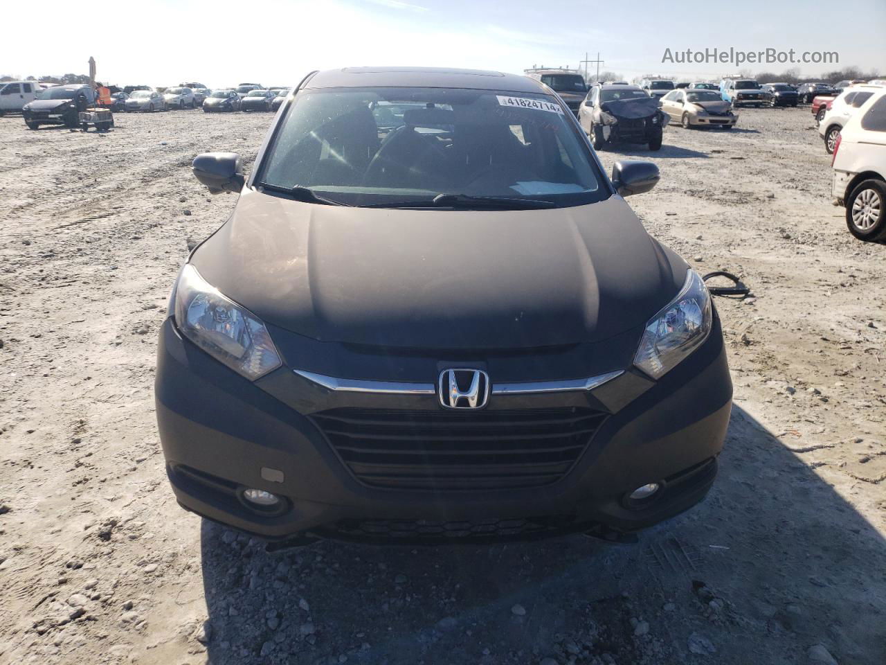 2017 Honda Hr-v Ex Gray vin: 3CZRU5H52HG705991