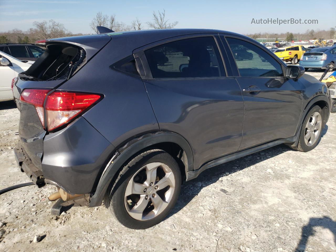 2017 Honda Hr-v Ex Gray vin: 3CZRU5H52HG705991