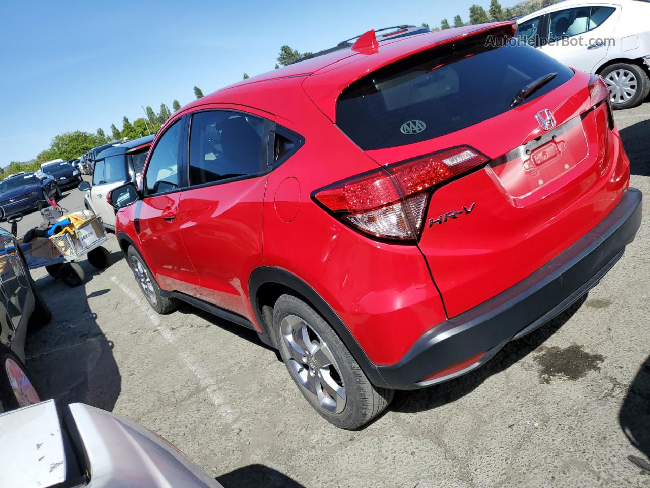 2017 Honda Hr-v Ex Red vin: 3CZRU5H52HM710366