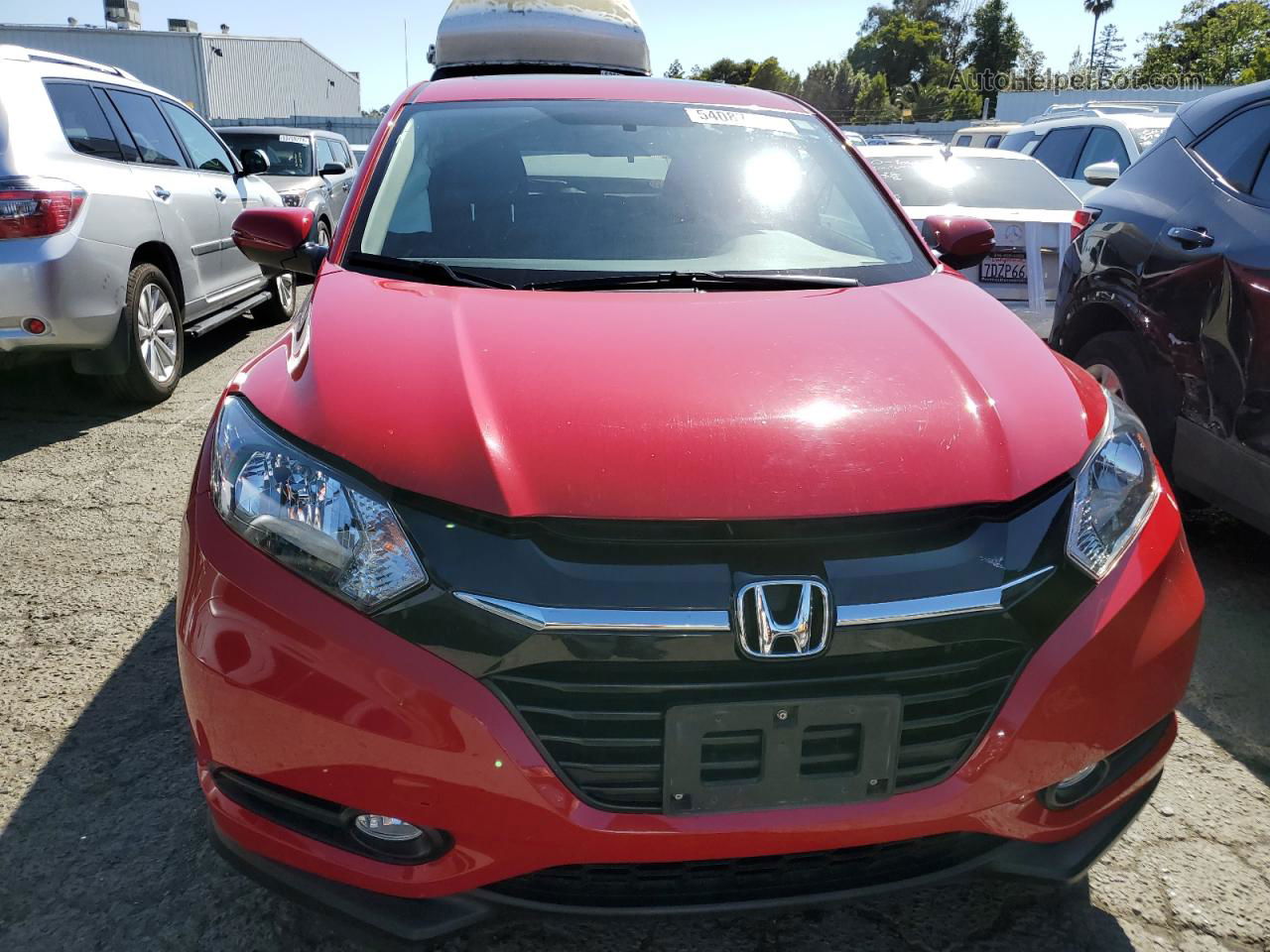 2017 Honda Hr-v Ex Red vin: 3CZRU5H52HM710366