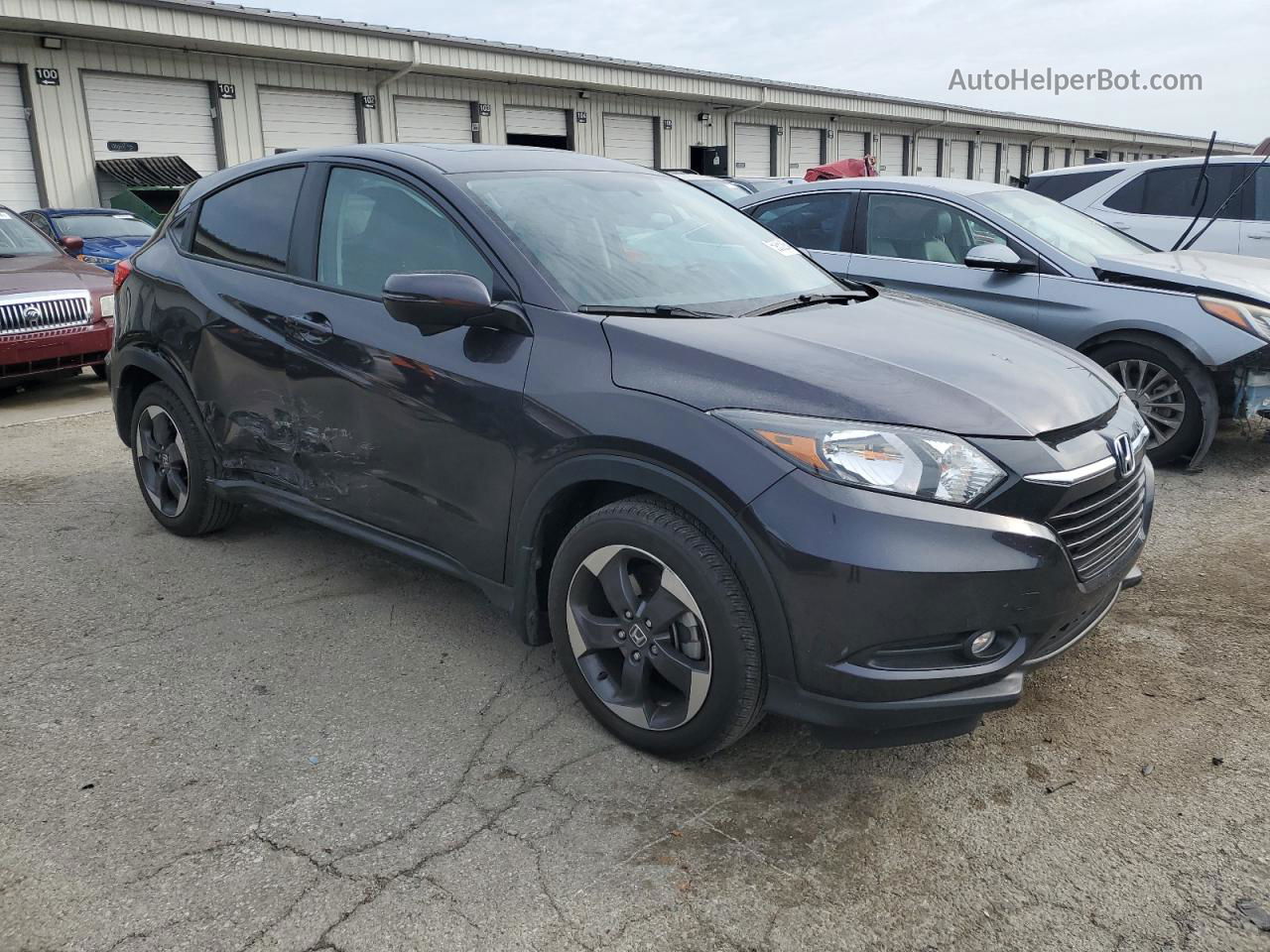 2018 Honda Hr-v Ex Black vin: 3CZRU5H52JM721745