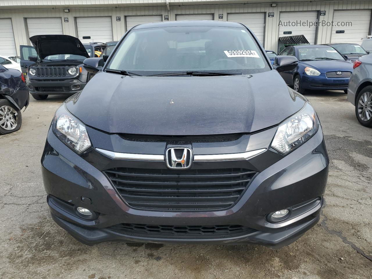 2018 Honda Hr-v Ex Black vin: 3CZRU5H52JM721745