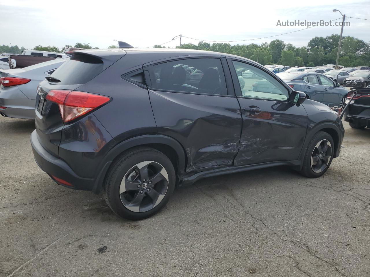 2018 Honda Hr-v Ex Black vin: 3CZRU5H52JM721745