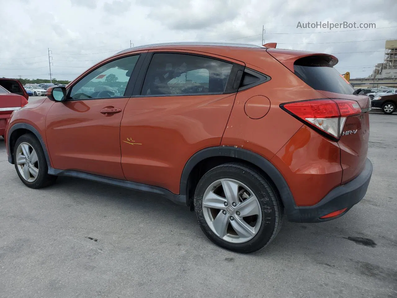 2019 Honda Hr-v Ex Orange vin: 3CZRU5H52KM701917