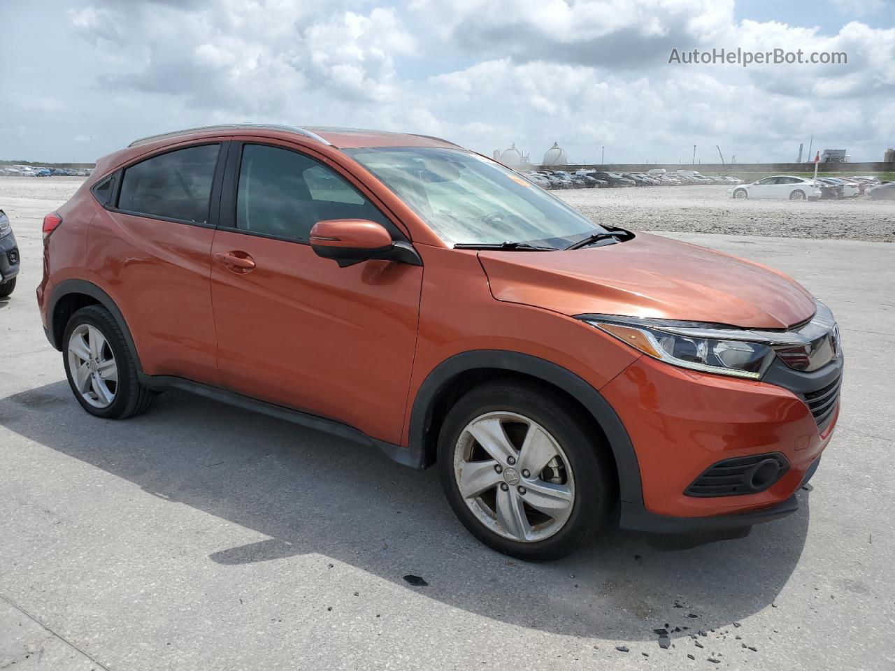 2019 Honda Hr-v Ex Orange vin: 3CZRU5H52KM701917