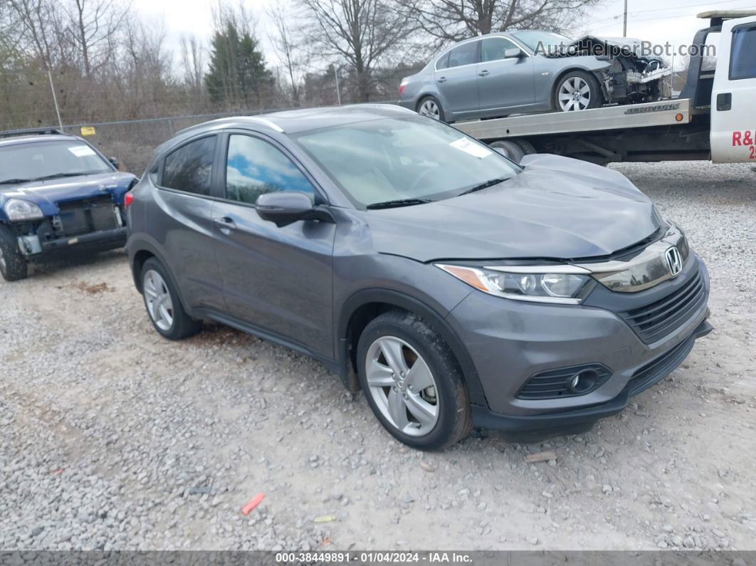 2019 Honda Hr-v Ex Gray vin: 3CZRU5H52KM702887