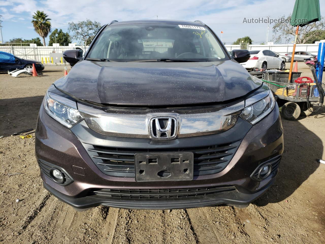 2019 Honda Hr-v Ex Purple vin: 3CZRU5H52KM730396