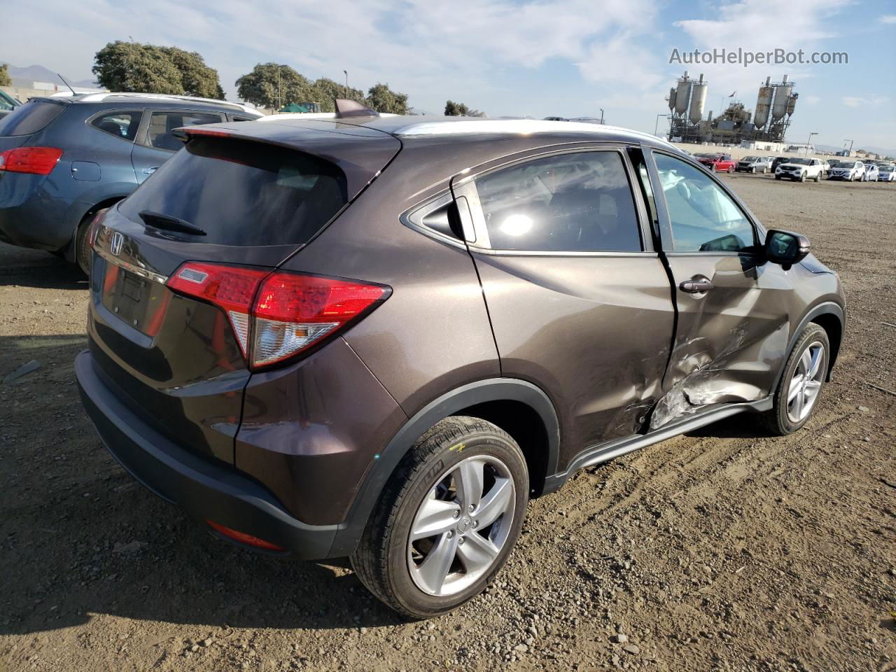 2019 Honda Hr-v Ex Purple vin: 3CZRU5H52KM730396