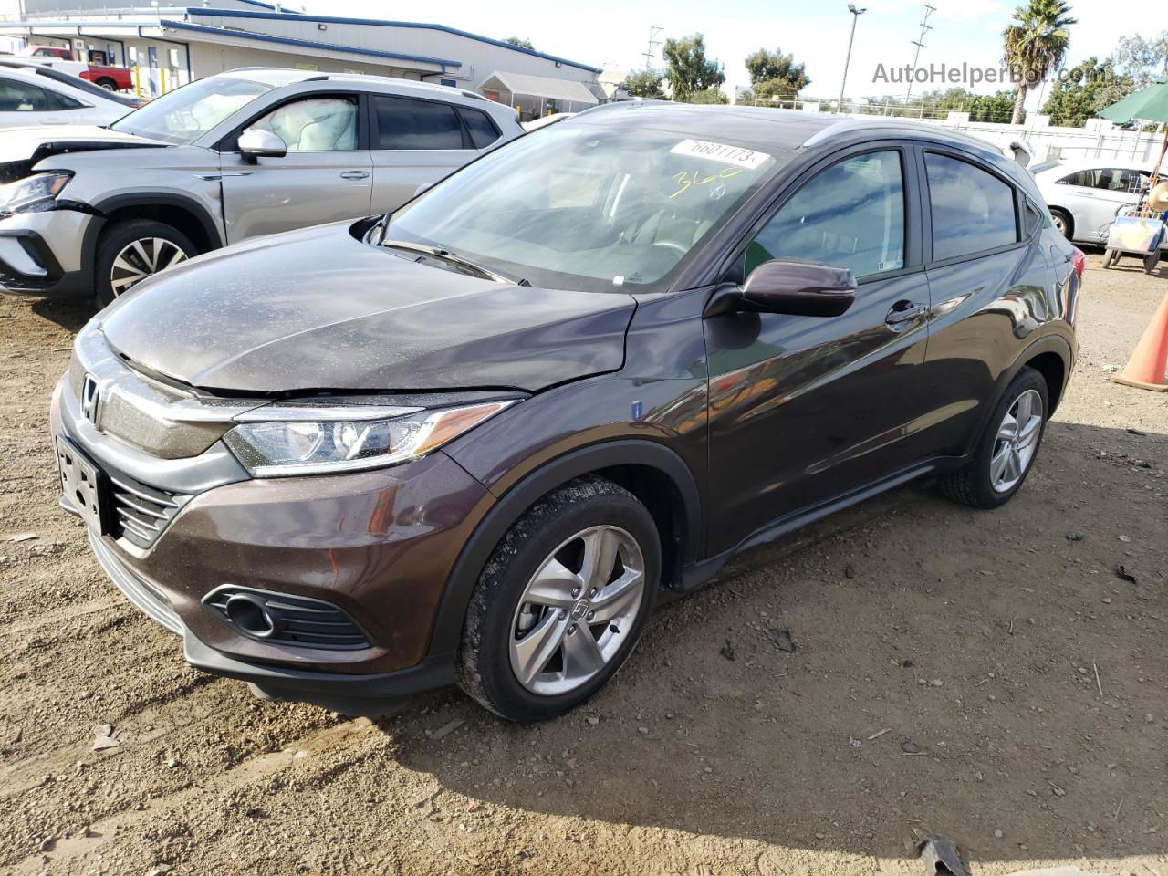 2019 Honda Hr-v Ex Purple vin: 3CZRU5H52KM730396