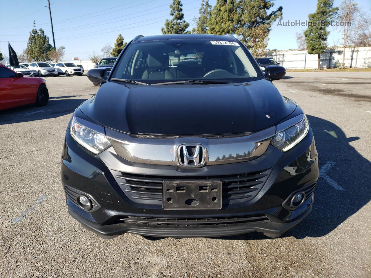 2021 Honda Hr-v Ex Черный vin: 3CZRU5H52MM723287